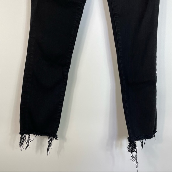 DENIM Forum The Lola High Rise Skinny Crop Jeans Black - Picture 6 of 15